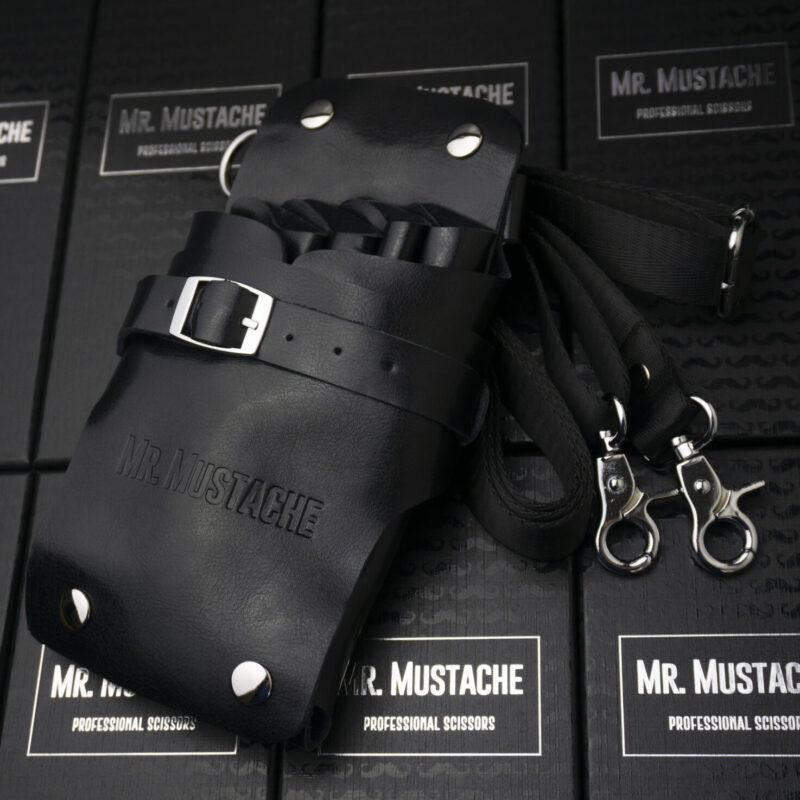 Kabura fryzjerska ze skóry